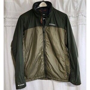 Simms Midstream Insulated Jacket XL Beetle Green Pertex Quantum PrimaLoft Gold